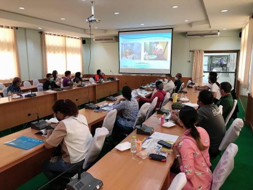 อบรมให้ความรู้เกี่ยวกับมาตรฐานความปลอดภัยด้านสุขอนามัย Amazing Thailand Safety and Health Administration (SHA) ภายใต้โครงการเพิ่มประสิทธิภาพบริหารจัดการด้านการท่องเที่ยวจังหวัดนครศรีธรรมราช ประจำปีงบประมาณ พ.ศ. 2565 อำเภอเชียรใหญ่